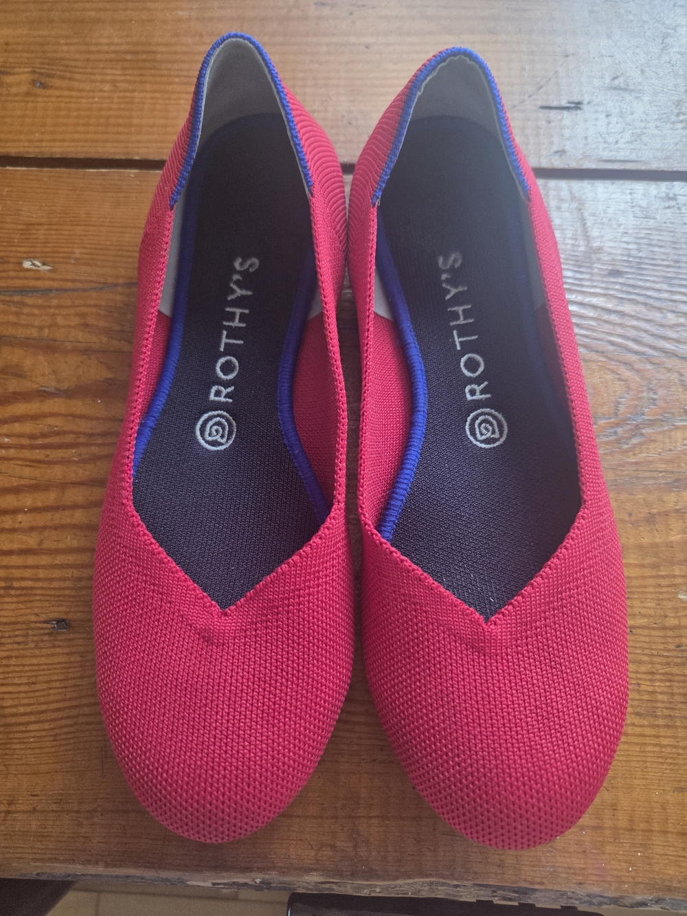 Rothy's Women's Red Ballet Flats